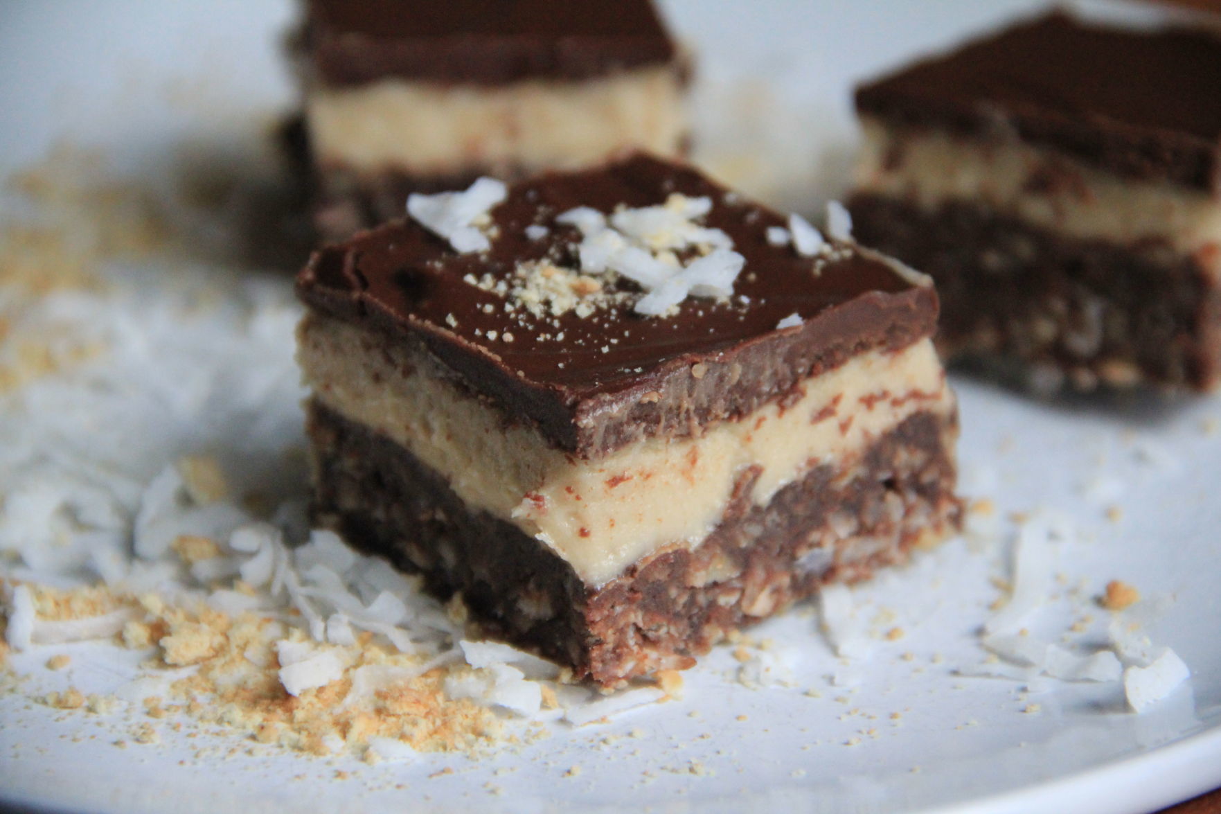 Salted Tahini Nanaimo Bars